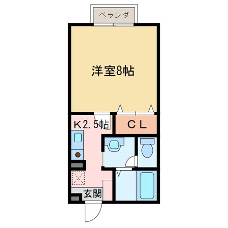 コーポラスダイクヤの物件間取画像